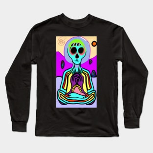 Deadly meditation Long Sleeve T-Shirt